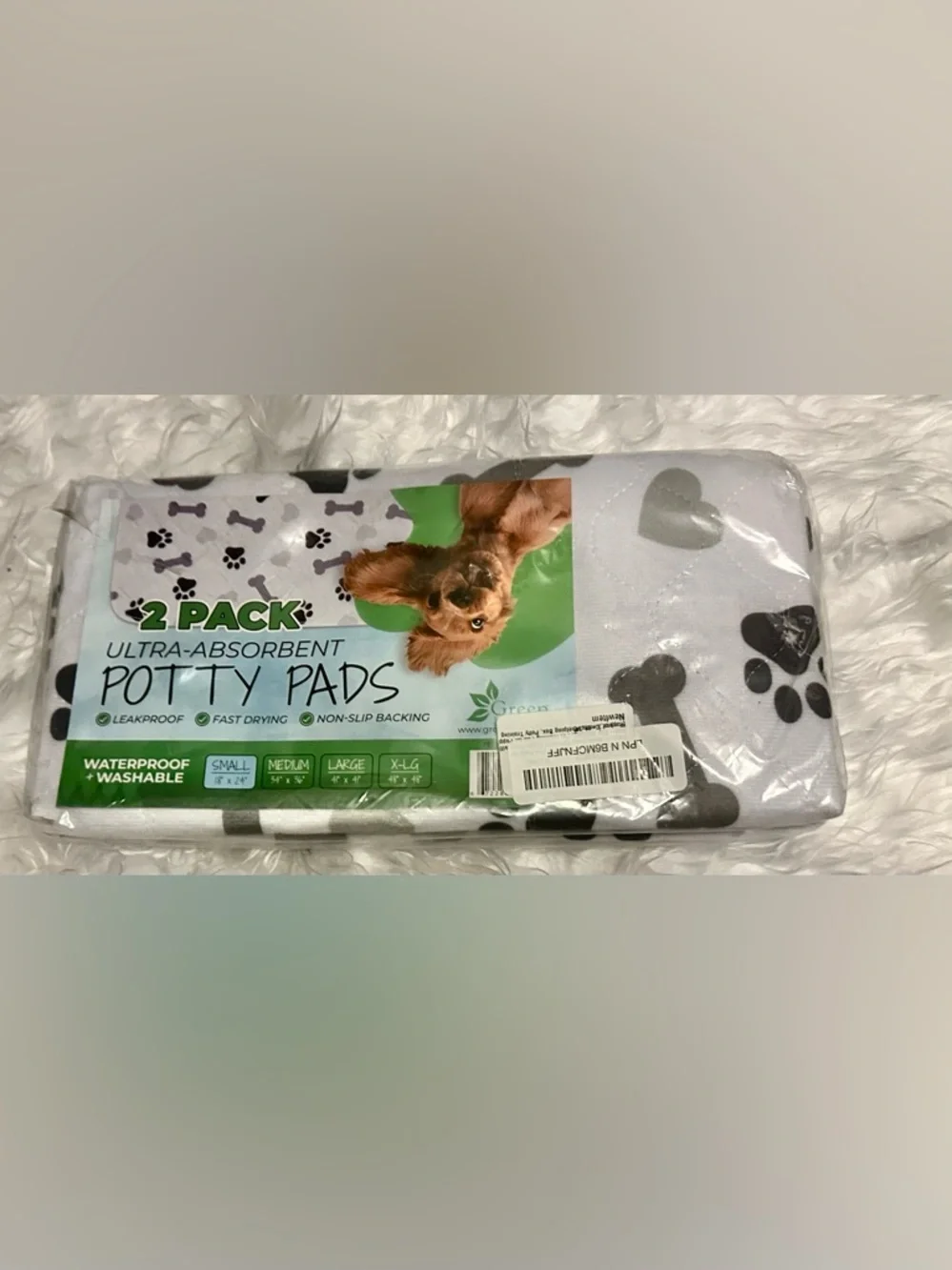 Pet Pads - Gray Paw Print Dog Training Pad